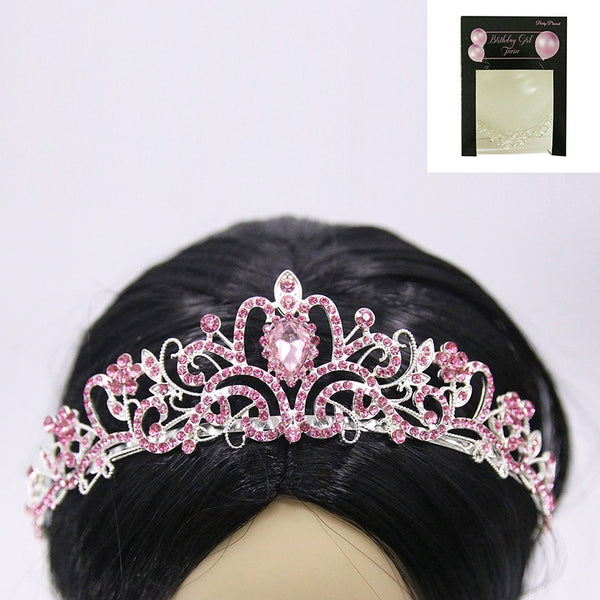 WOMANS PINK TIARA
